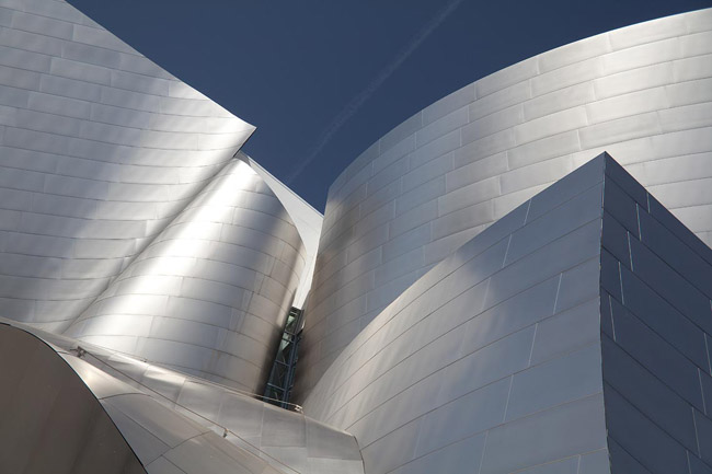 Los Angeles, Walt Disney Concert Hall, designed by Frank Gehry. Fine art photography